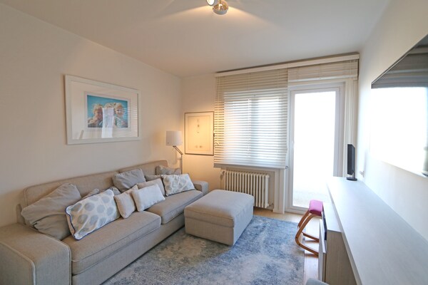Licht appartement met 3 slaapkamers en zeezicht nabij het Rubensplein in Het Zoute - thumbnail 4