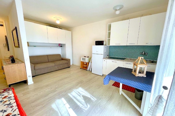 Knus appartement in Porto Santa Margherita, 50 meter van het strand - thumbnail 3