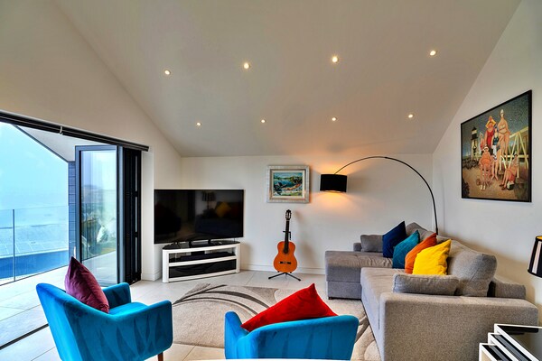Luxe penthouse aan de kust van Teignmouth met panoramisch zeezicht - thumbnail 6