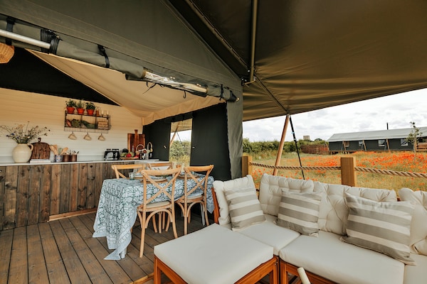 Chalet Owls Nest: Romantisch vrijstaand chalet bij Walsingham - thumbnail 1