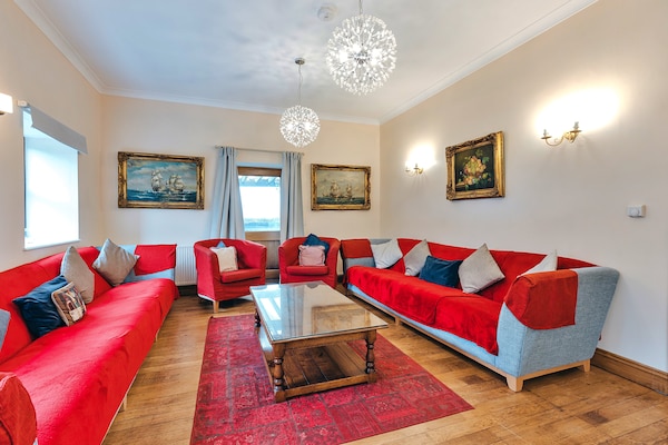 Luxe landhuis voor 12 personen in Onibury met gedeeld zwembad en tennisbaan - thumbnail 5