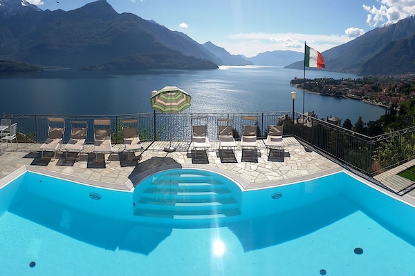 Panoramisch appartement aan het Comomeer met zwembad en tuin in Gravedona - thumbnail 6