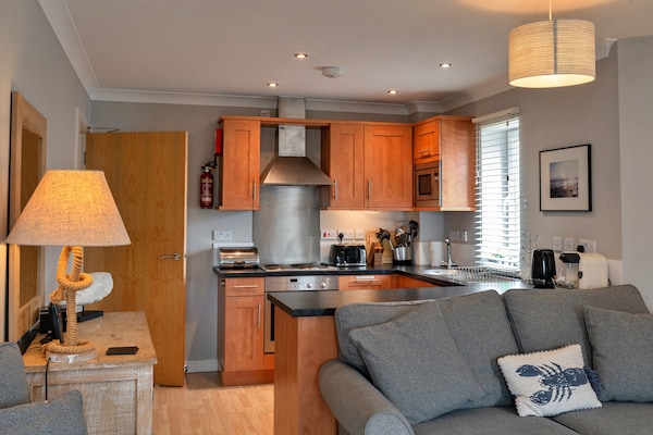Appartement 25 The Waves: Zeezicht & Balkon aan Watergate Bay - thumbnail 6