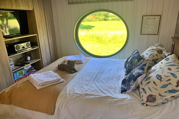 Oak Tree Lodge: Luxe chalet met tuin op loopafstand van Dartmouth - thumbnail 3