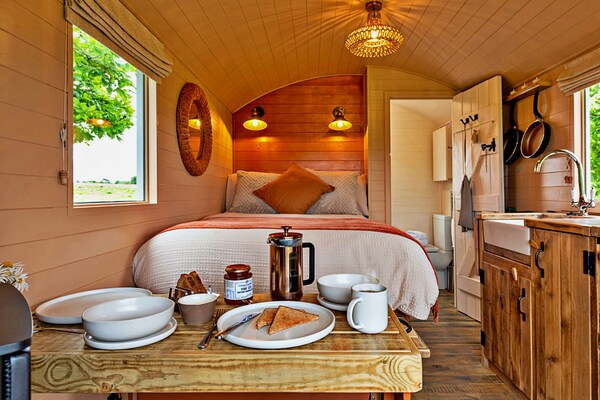 Romantisch chalet 'Marared' met weids bergzicht op schiereiland Llŷn - thumbnail 6