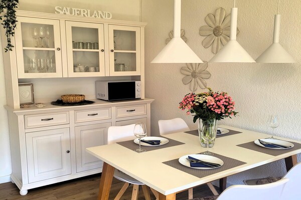 Licht appartement aan de skipiste in Winterberg, 4 personen - thumbnail 3