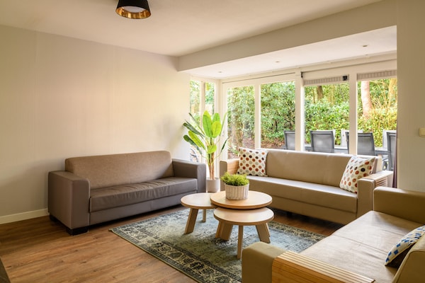 Ruime rolstoeltoegankelijke bungalow met sauna op vakantiepark in Noord-Brabant - thumbnail 2