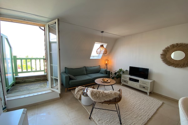 Knus appartement tussen Nieuwpoort-Bad en -Stad, vlakbij golf en haven - thumbnail 6