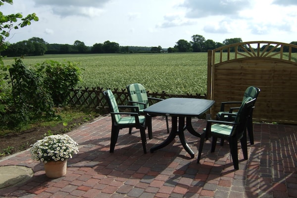 Knusse boerderijwoning met uitzicht in Wippendorf, Oostzee - thumbnail 5