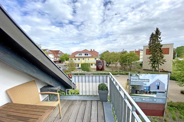 Licht appartement met zuidwest balkon op 100m van het centrum van Zingst - thumbnail 6