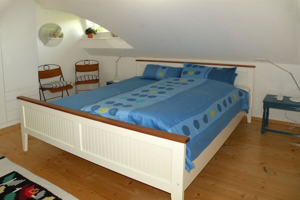 Modern vakantiehuis aan de Rügen lagune met roeiboot - thumbnail 6