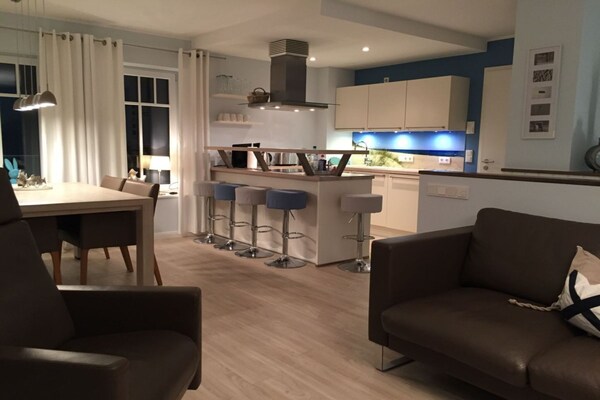 Stijlvol appartement op Wangerooge met eigen tuin en balkon - thumbnail 6