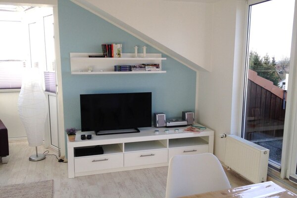 Zeezichtappartement in Grömitz met balkon op het zuidwesten, 400m van het centrum - thumbnail 3