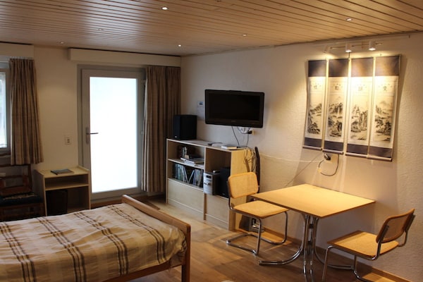 Rustieke studio in Blonay met uitzicht op het Savoiegebergte - thumbnail 6