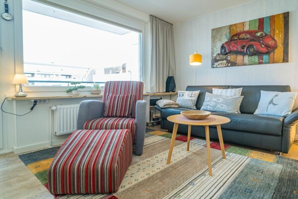 Strandappartement Westerland Sylt – 150m van zee, 4e verdieping met balkon - thumbnail 6