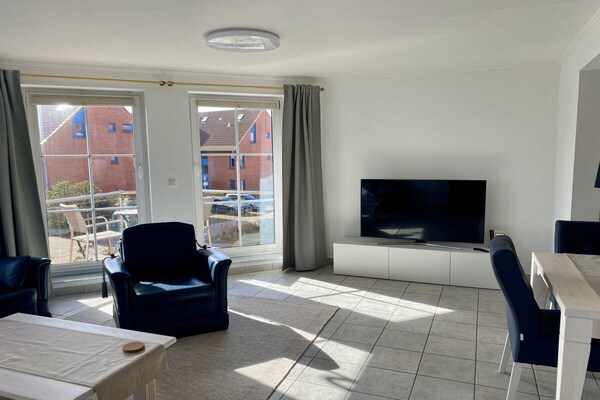 Rustiek appartement met zwembad, sauna en balkon op 800m van strand - thumbnail 5