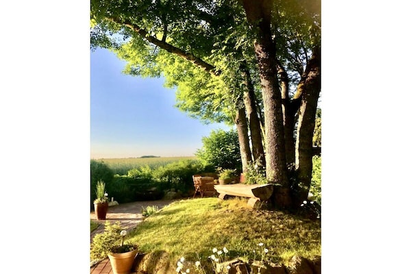 Licht vakantiehuis in Nehms met panoramisch uitzicht en terras - thumbnail 6