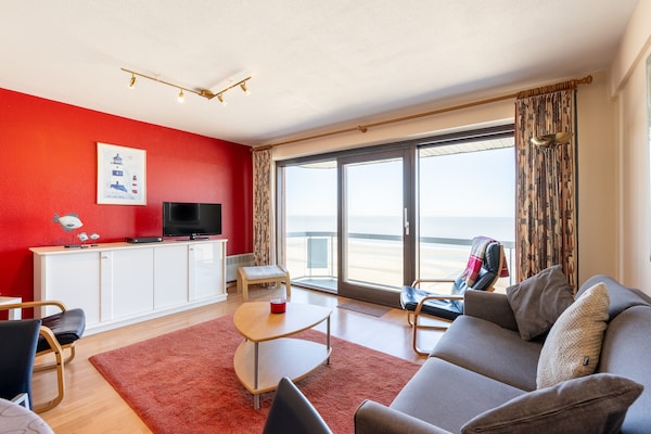 Tijdloos appartement met dubbel terras en onbelemmerd zeezicht in Blankenberge - thumbnail 5