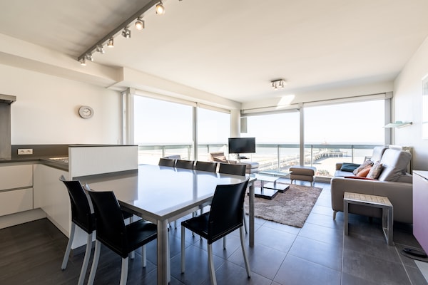 7-persoons appartement met zeezicht op de pier van Blankenberge - thumbnail 2