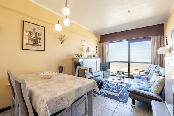 Zeezicht studio op 7e verdieping aan de Zeedijk in Blankenberge voor 4 personen - thumbnail 2