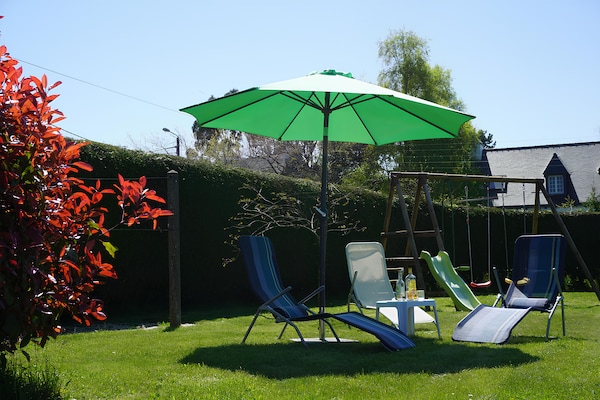 Vrijstaand vakantiehuis met omheinde tuin op 1,5 km van het strand in Pordic - thumbnail 2