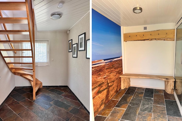 Vrijstaande luxe bungalow in het bos, 1km van strand Texel - thumbnail 2