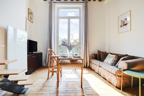 Compact en sfeervol studio-appartement in Parijs, vlakbij de Marais en metro - thumbnail 5