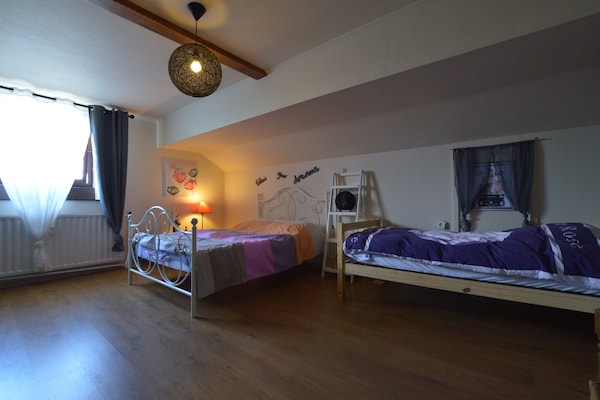 Sfeervol landhuis in Waimes, 500m van meer, bos en skilift - thumbnail 5