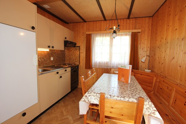 Vrijstaand chalet voor 6 personen met tuin in Saas Balen, 2,5 km van de skilift - thumbnail 3