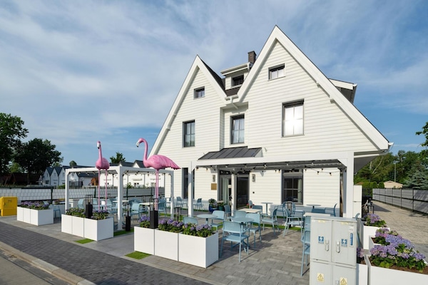 Op 450m van het strand: Sfeervol appartement voor 2 in Dziwnów - thumbnail 6