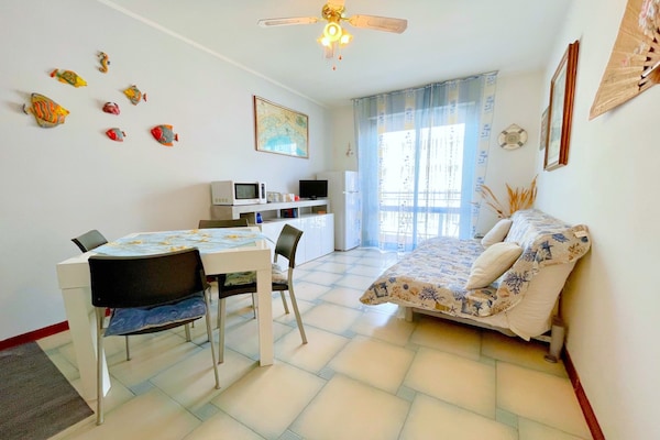 Aan het strand: Comfortabel appartement in Porto Santa Margherita · 4 pers. - thumbnail 2