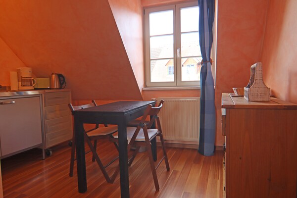 Ferienwohnung Backbord: Sfeervol appartement in hartje Röbel aan het Müritzmeer - thumbnail 5