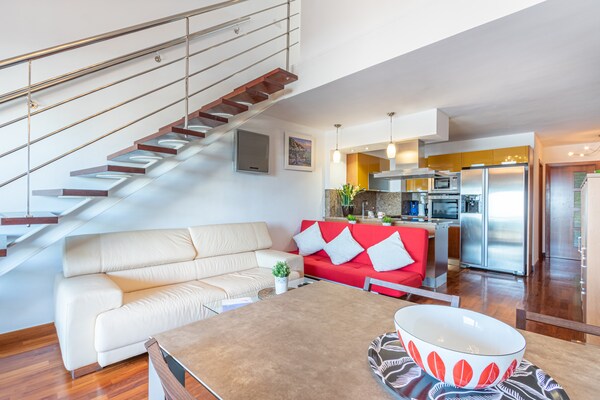 Licht appartement op de 5e verdieping met zeezicht en golflocatie - thumbnail 2