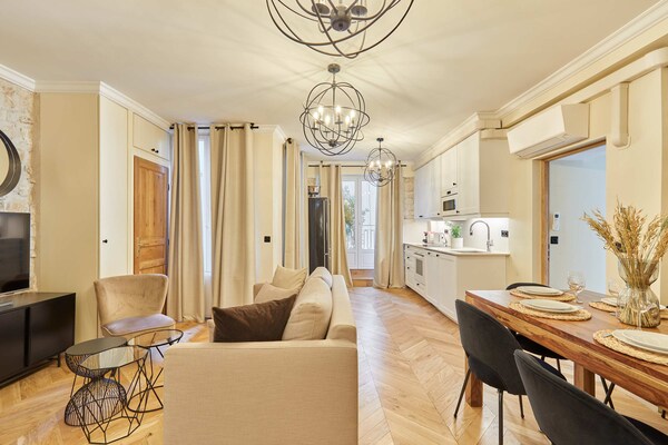 Luxe appartement 6p in hartje Parijs, vlakbij Marais en Montorgueil - thumbnail 6