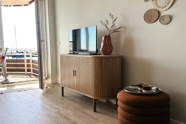 FeWo Hygge Havn: Havenappartement met balkon en uitzicht op zee in Orth - thumbnail 6
