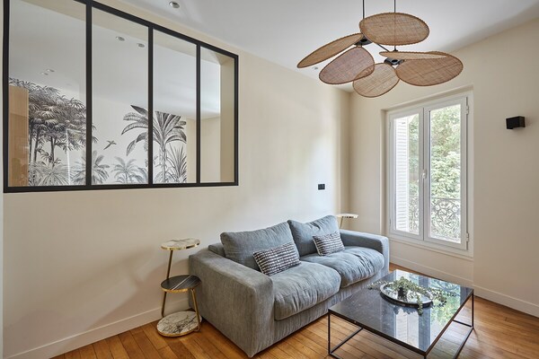Modern appartement in Haussmann-pand midden in Parijs - thumbnail 6