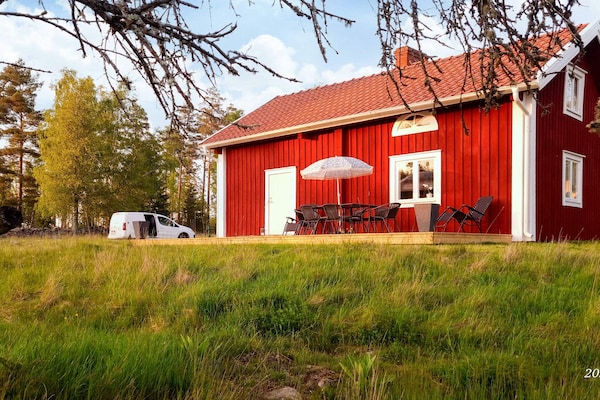 Knus vrijstaand vakantiehuis aan het meer in Småland - thumbnail 6