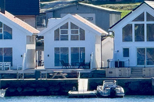 Vrijstaand vakantiehuis op eiland Huglo met fjorduitzicht en vissteiger - thumbnail 4