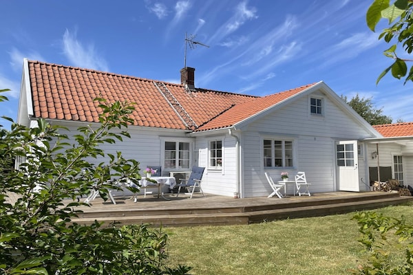 Op 500 m van zee: ruim vakantiehuis voor 8 personen in Mellbystrand - thumbnail 1