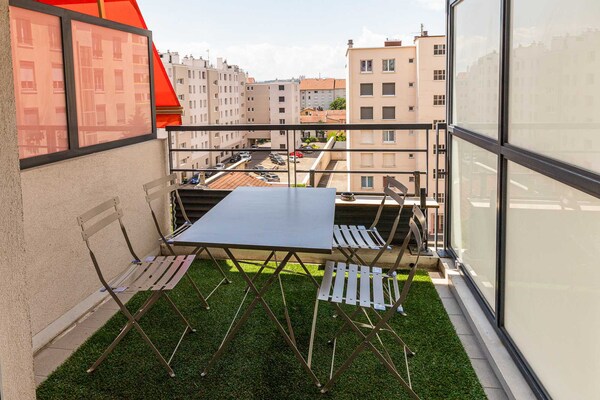Architecturaal appartement in Villeurbanne, 2 slaapkamers, 4 personen - thumbnail 5