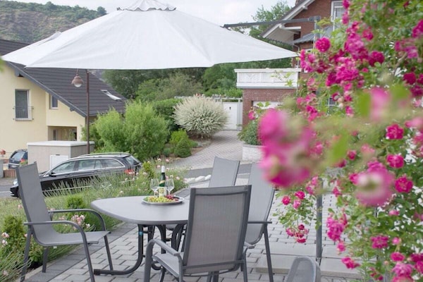 Modern vakantieappartement met panoramisch uitzicht op de Moezel in Dieblich - thumbnail 3
