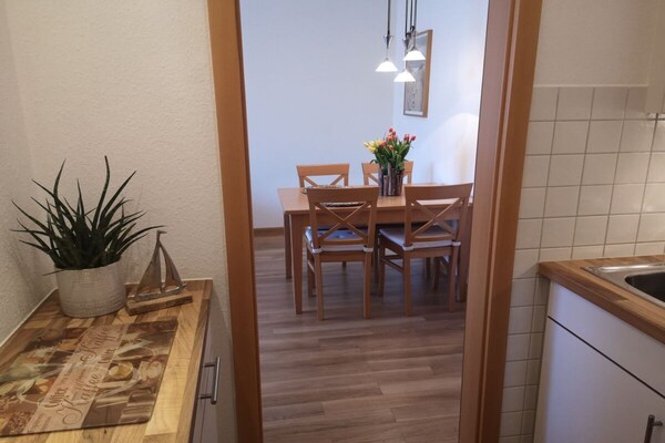 Dünennest 3: Knus appartement voor 3 op Norderney met zonnig terras - thumbnail 4