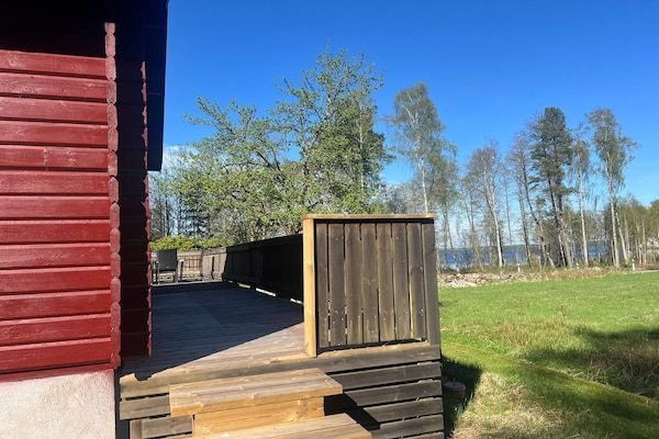 Vrijstaand vakantiehuis aan het Bolmenmeer met eigen strandje - thumbnail 5