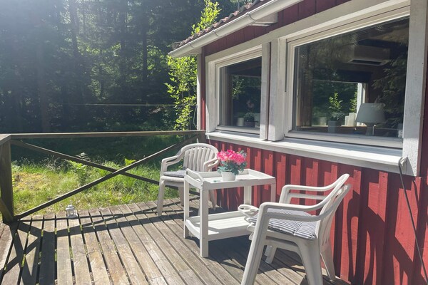 Vrijstaand vakantiehuis in bosrijk Zweden met golfbaan nabij Spekeröd - thumbnail 5