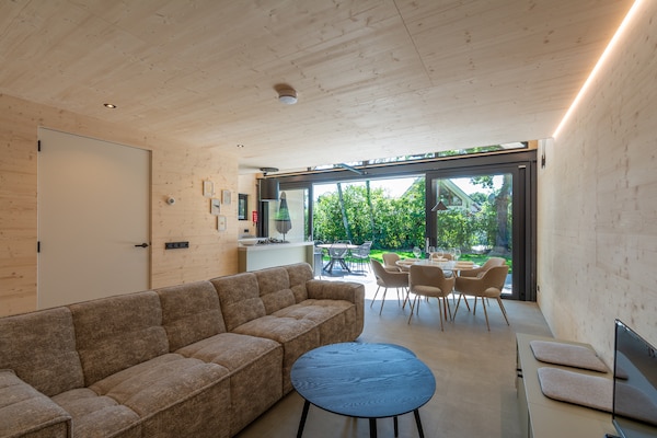 Luxe strandvilla Belkmer Beachhouse met omheinde tuin, 1,5km van zee - thumbnail 2