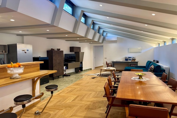 Design loft in Aventine, Rome – op loopafstand van Colosseum en Thermen - thumbnail 2