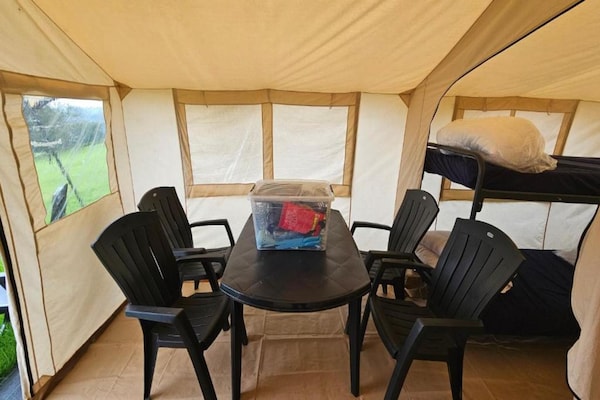 Ruime Comfort Tent Val de Wanne voor 8 personen in Trois-Ponts - thumbnail 2