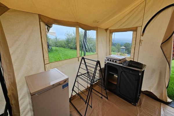 Ruime Comfort Tent Val de Wanne in Trois-Ponts voor 20 personen - thumbnail 3