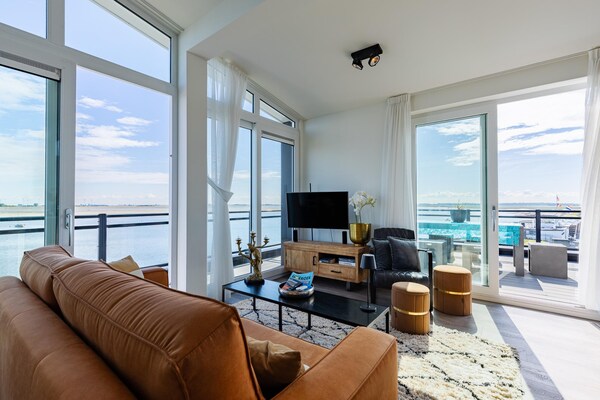 Luxe penthouse aan het water met panoramisch terras in Sint-Annaland - thumbnail 6