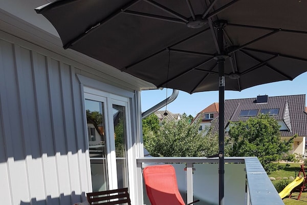 Modern vakantieappartement in Zingst met zuidelijk balkon, 1 km van het centrum - thumbnail 3